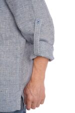 Modernus lininis švarkas marškiniai DAIVU