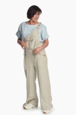 lininis kombinezonas moterims