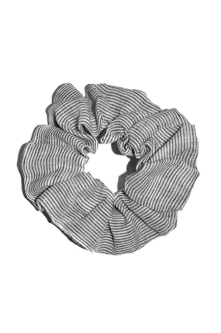 lininė plaukų gumytė