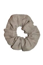 lininė plaukų gumytė smėlinė