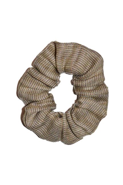 Rusva plaukų gumytė iš lino