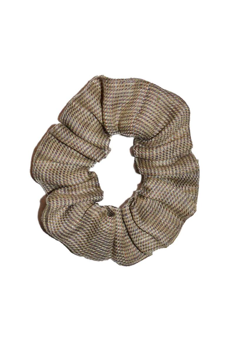 Rusva plaukų gumytė iš lino