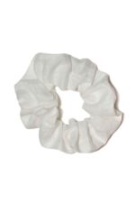 šviesiai pilka lininė plaukų gumytė