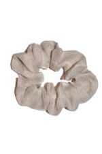 Lininė plaukų gumytė, melanžo spalvos