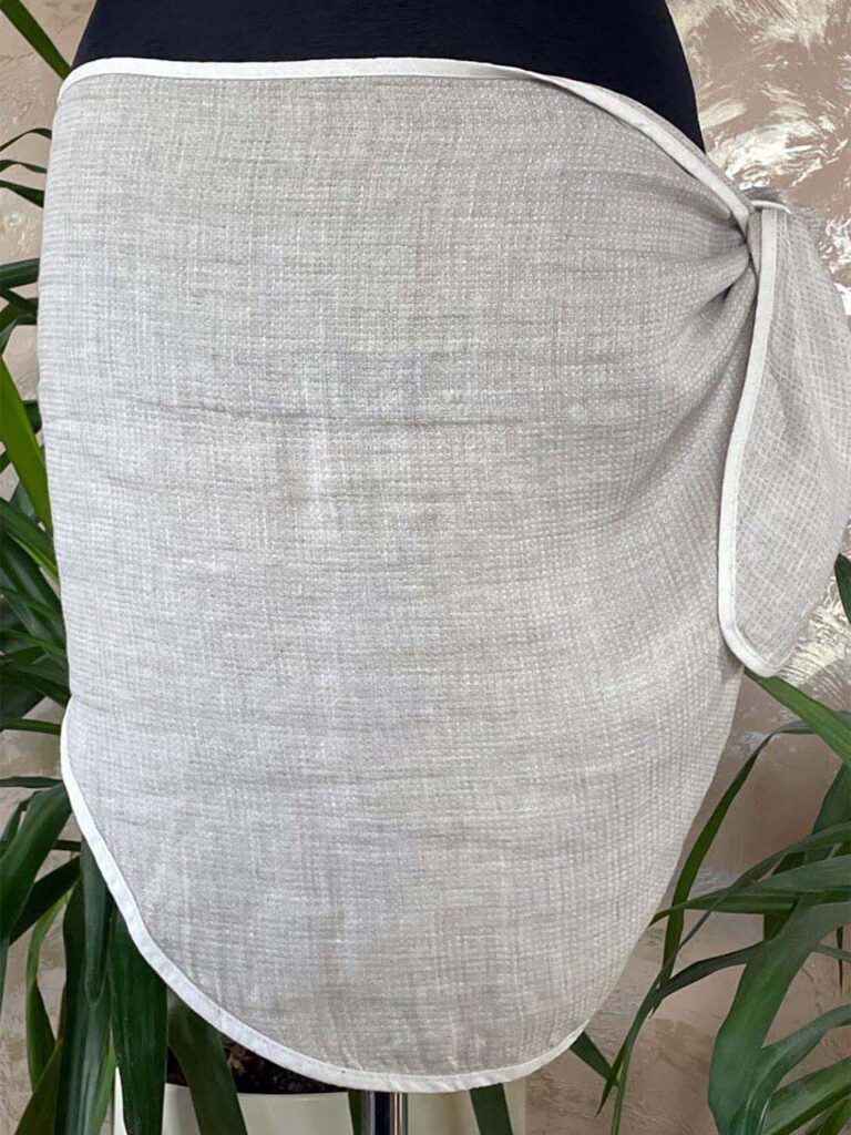 Vyriška lininė pirties juosta klubams