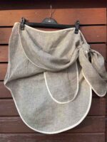 Vyriška lininė pirties prijuostė su vidine kišene