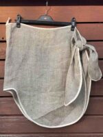 Stilinga vyriška lininė pirties prijuostė