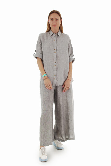 Lininės sijonkelnės pilkos