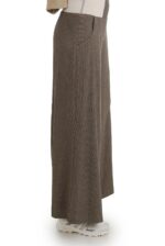 Trikotažinės sijonkelnės moterims ilgos rudos