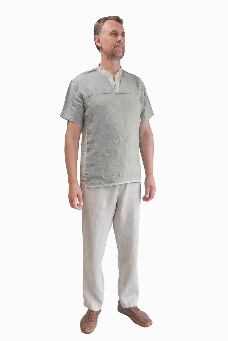 Vyriškos lininės kelnės