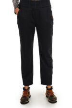 Siaurėjančios moteriškos kelnės, tamprios juodos