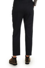 Siaurėjančios moteriškos kelnės, tamprios juodos elastingos