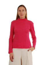 Palaidinė aukštu kaklu - golfas raudonas